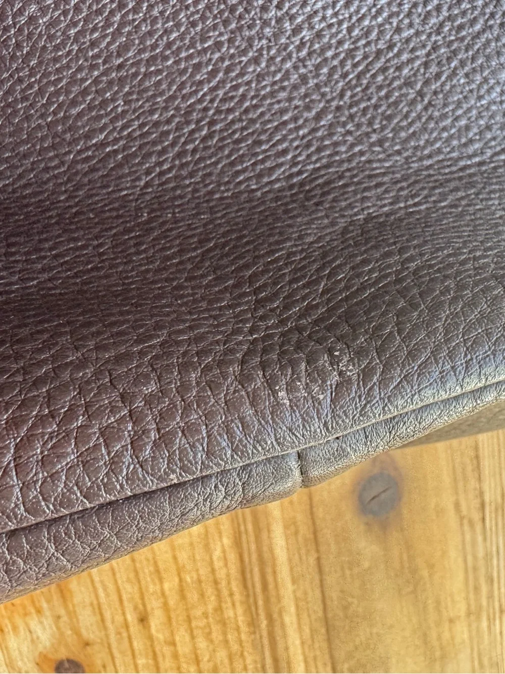 Talbots Brown Leather Hobo Bag